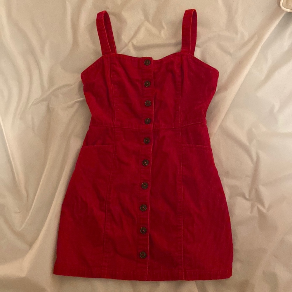 red dress